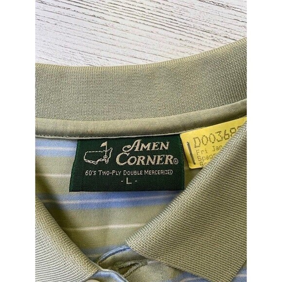 Bundle of TWO Amen Corner Golf Polo Shirt Sz L - Picture 8 of 9